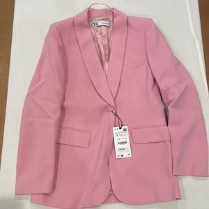 Zara women’s pink blazer.  Brand new.  Tags attached